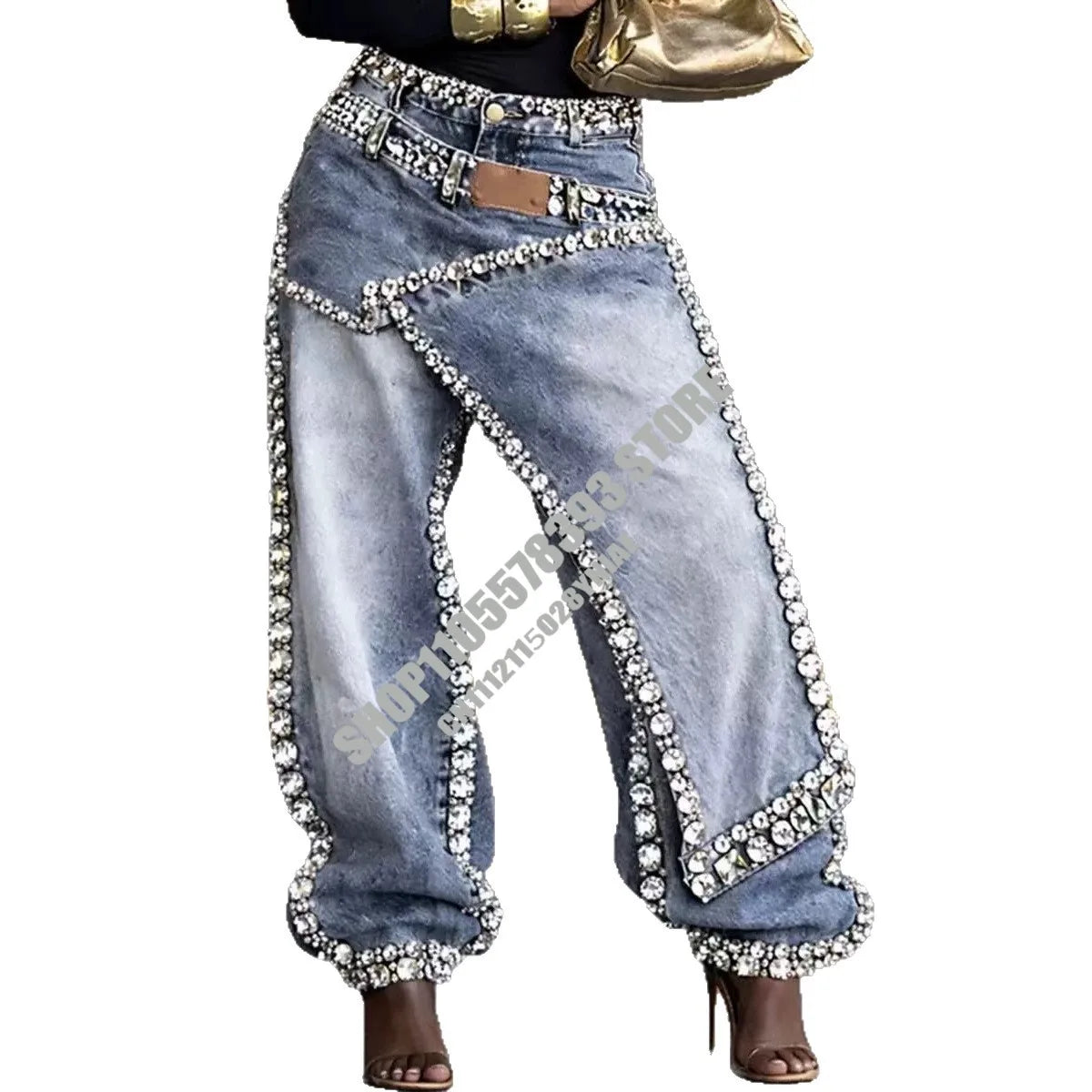 Fashion Women's Low Rise Denim Jeans Sexy Design 2026 New Summer Loose Fit Casual Trousers Universal Natural Waist Light Fold