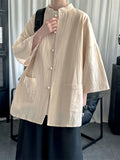 2025 New Spring And Autumn Male Vitality Fashion Trends Versatile Simple  Loose Short Sleeved Casual Jacket