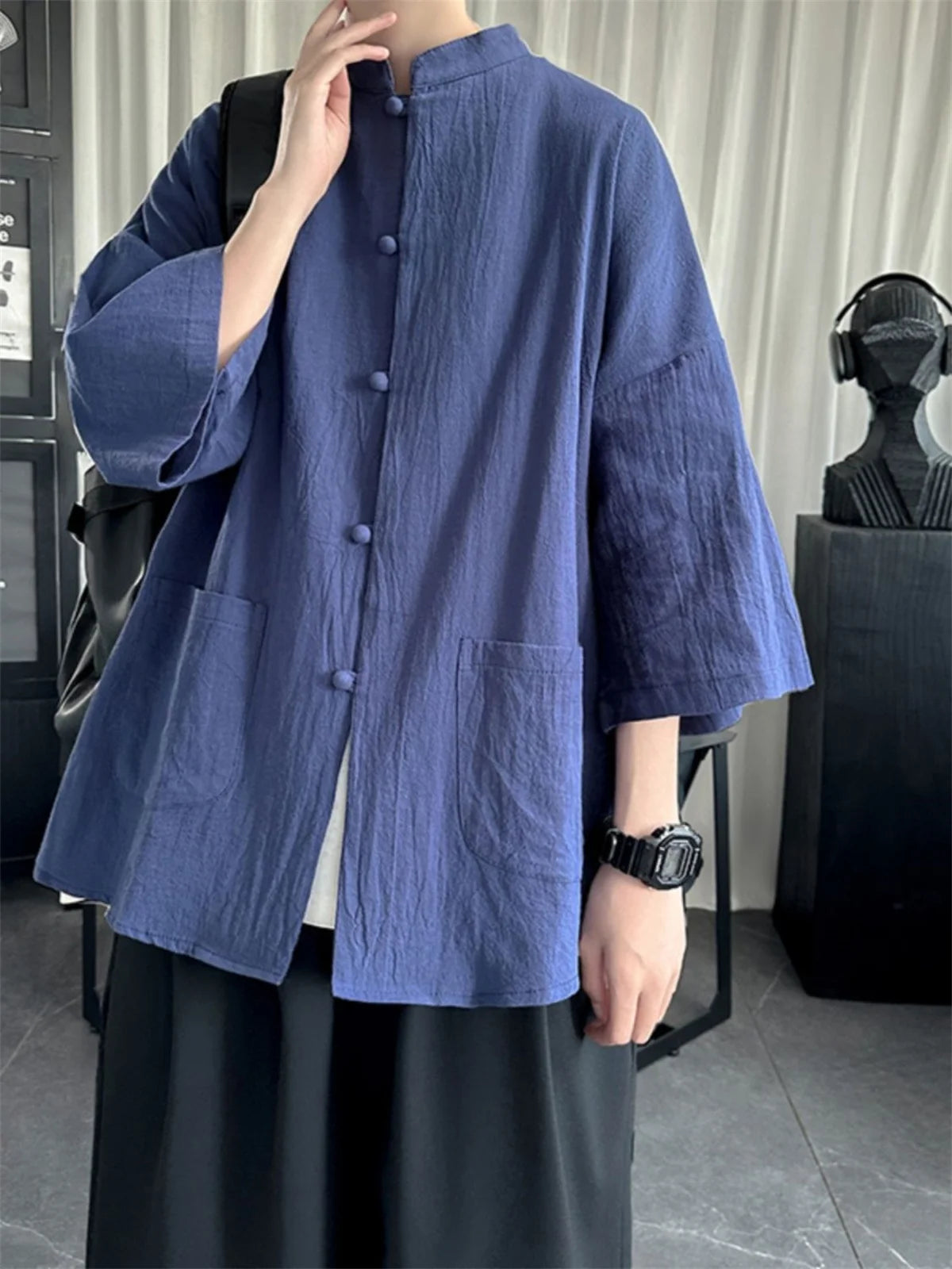 2025 New Spring And Autumn Male Vitality Fashion Trends Versatile Simple  Loose Short Sleeved Casual Jacket