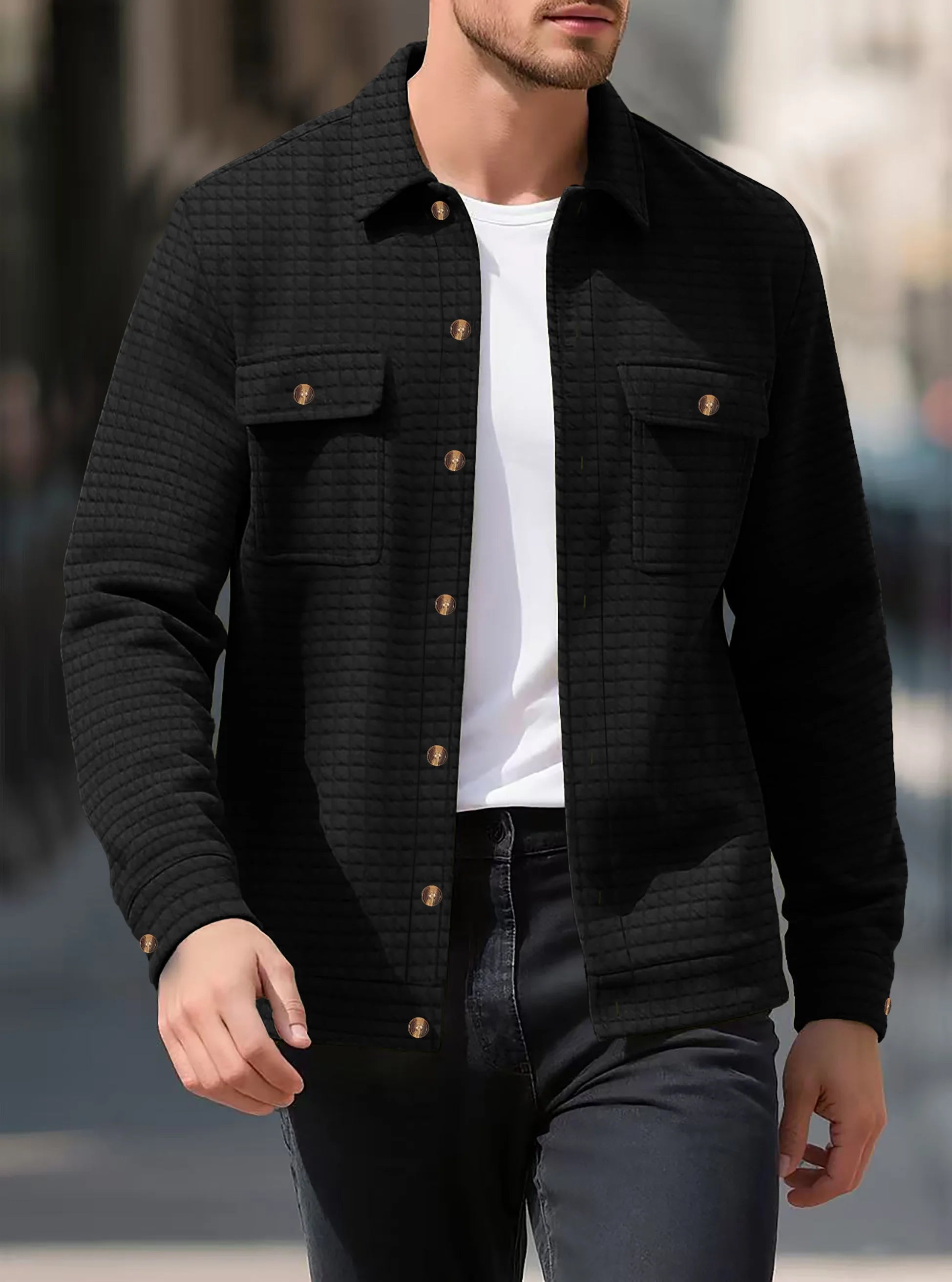 Fashionable high street men's hoodie for spring and autumn, new style, casual, with pockets, with a hood, long sleeves