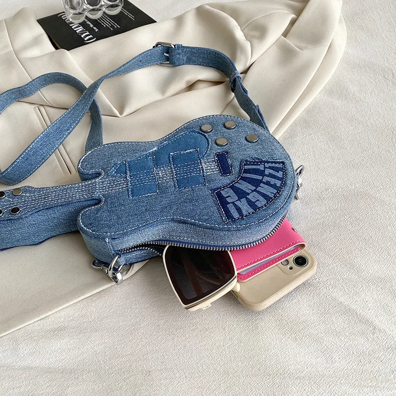 Denim Crossbody Bags for Women Shoulder Bags Purse and Handbags Designer Bag Dinner Bags Сумка Женская Bolsos Mujer 가방 Sac 2025
