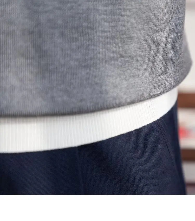 Fashion New Men's Elegant Knitted Polo Shirts Casual Versatile Lapel Tees Summer Breathable Loose Tops for Men Commuter Clothes