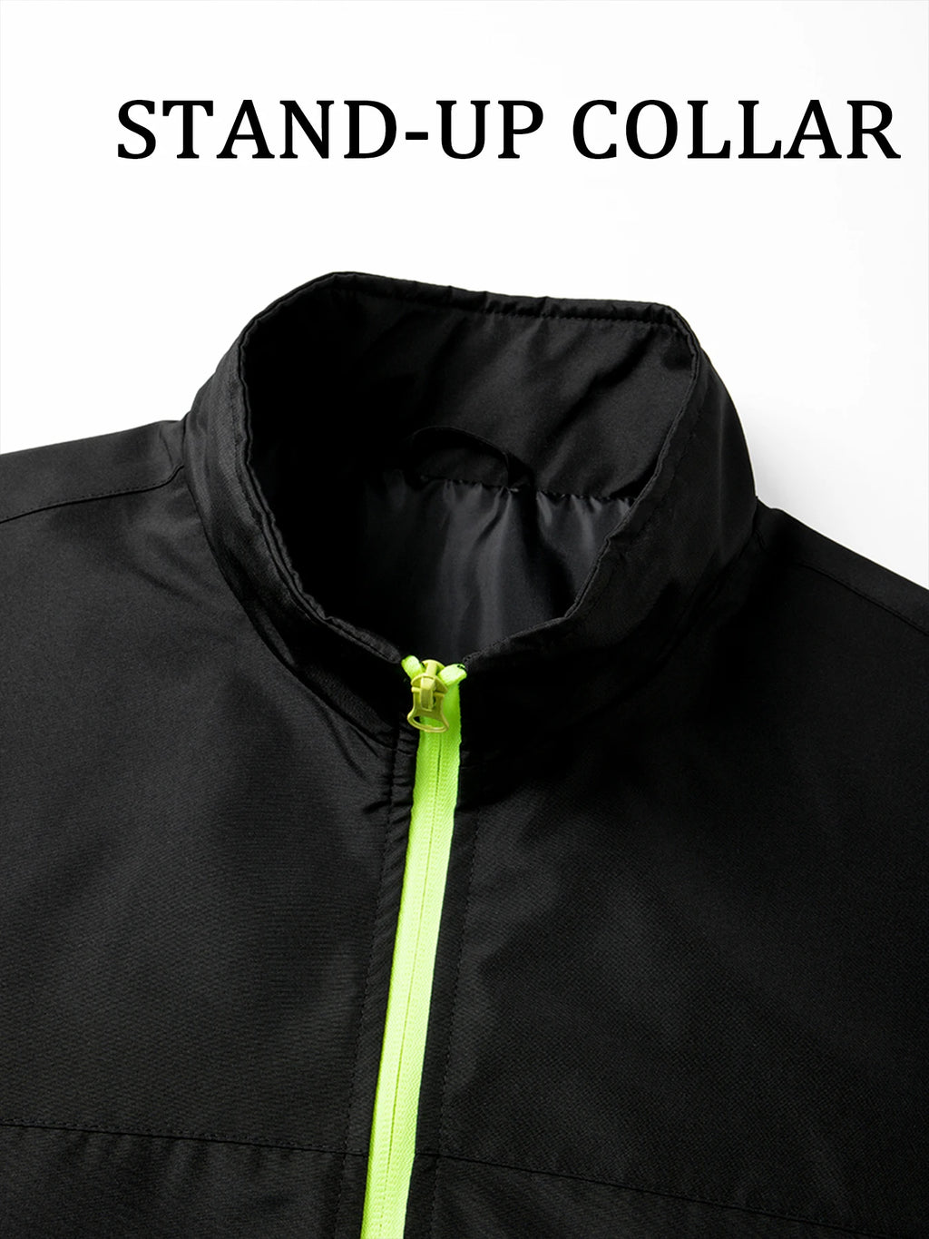 Men's Fashionable Word Print Sportswear Set Stand Collar Jacket And Sweatpants 2 Piece Set Casual Outdoor Fitness Hiking Apparel
