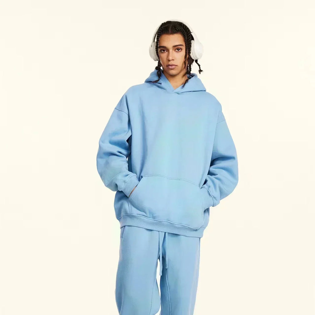 Men's fall/winter fashionable casual relaxed style Trust No One printed hoodie long sleeves suitable for wearing in cold weather