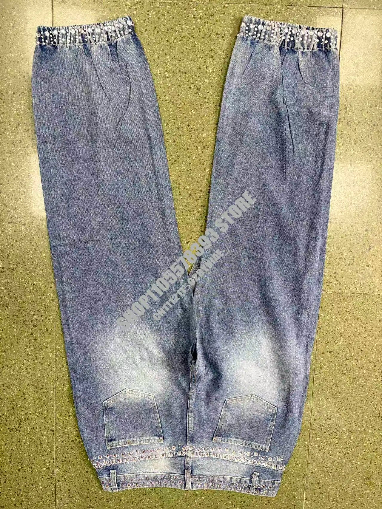 Fashion Women's Low Rise Denim Jeans Sexy Design 2026 New Summer Loose Fit Casual Trousers Universal Natural Waist Light Fold