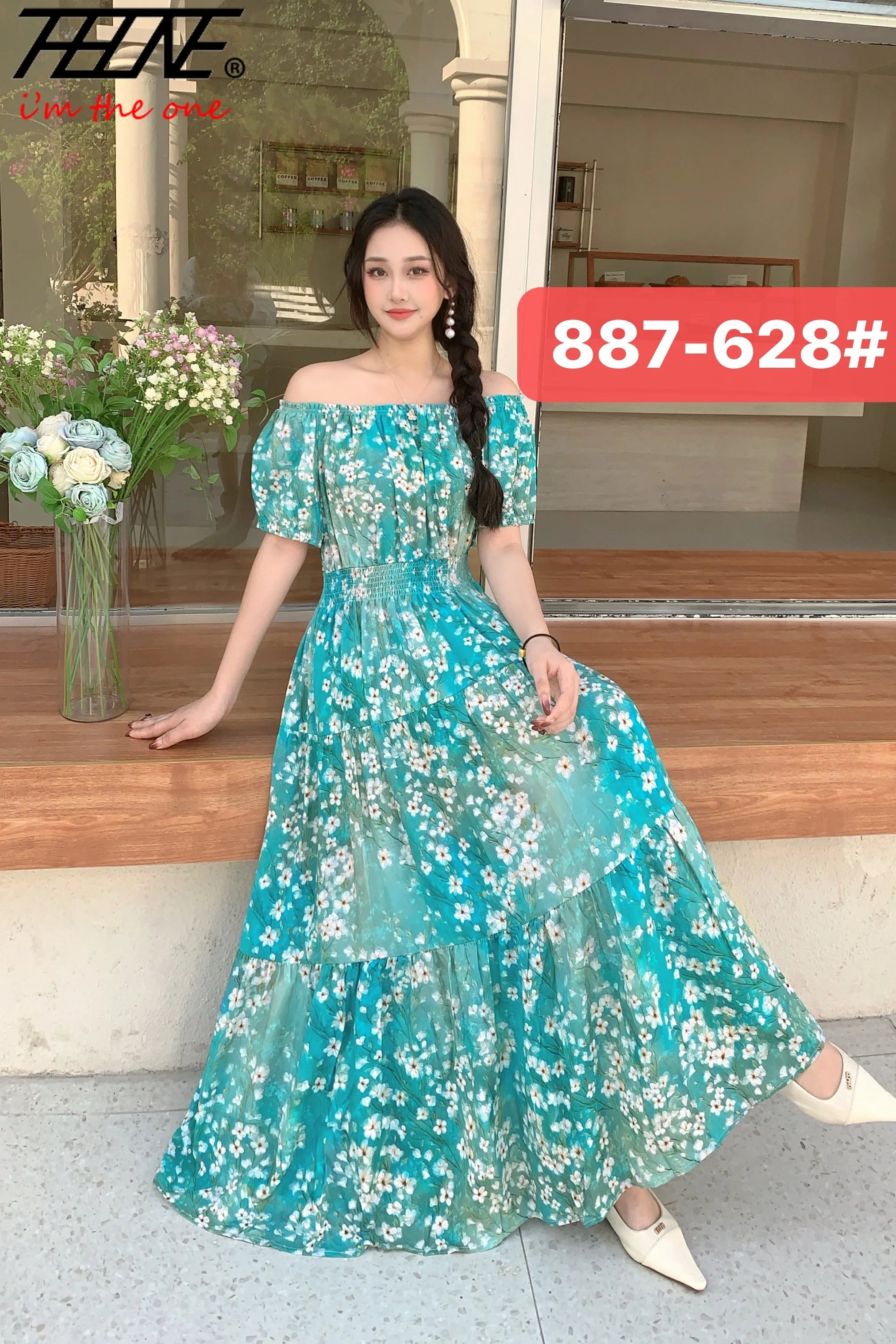 Long Maxi Dress Women Clothing Spring Summer Bohemian Holiday Beach Korean Style Floral Vintage Slim Vestidos Robe Dresses Boho