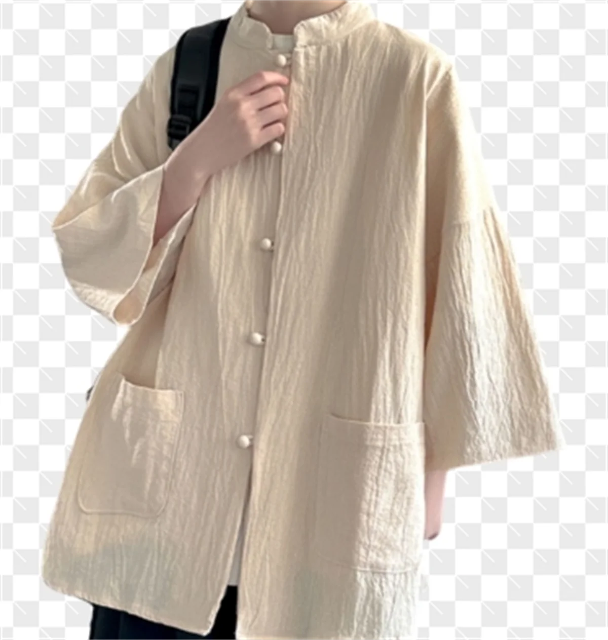2025 New Spring And Autumn Male Vitality Fashion Trends Versatile Simple  Loose Short Sleeved Casual Jacket